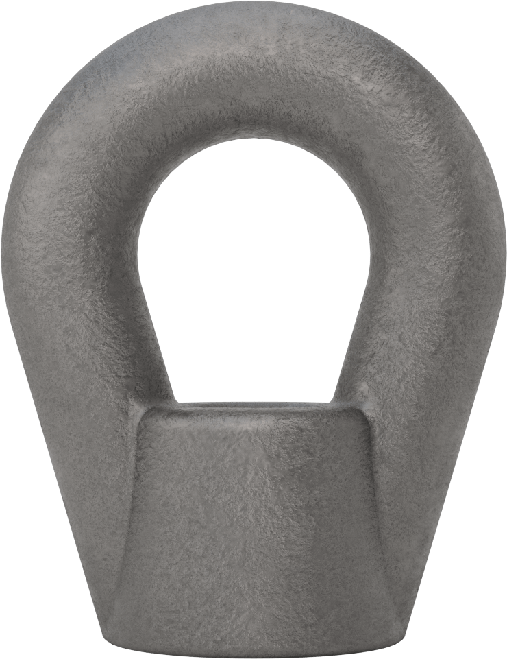 Çelik Oval Gözlü Somun - Kaldırma için, 1"-8 Diş Boyutu
