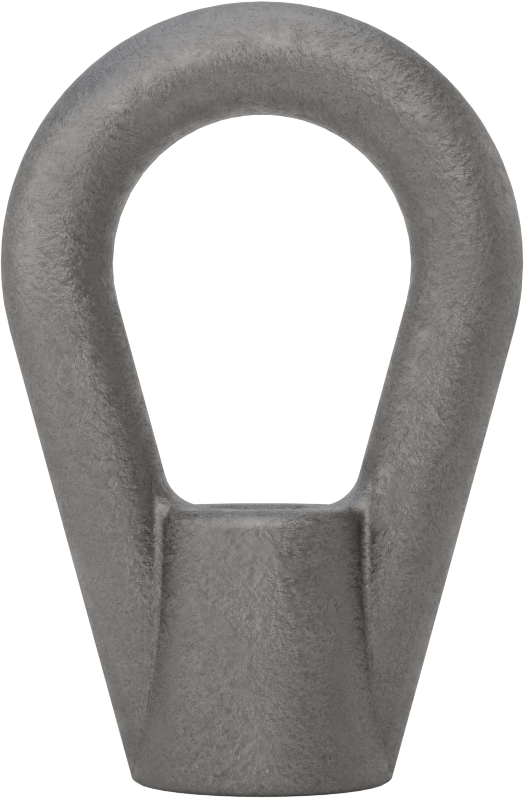 Çelik Oval Gözlü Somun - Kaldırma için, M8 x 1,25 Diş Boyutu