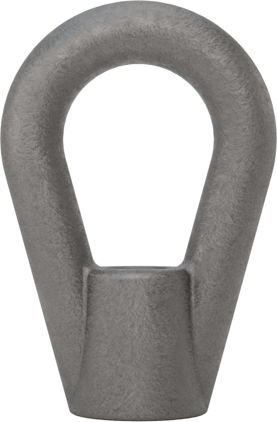 Çelik Oval Gözlü Somun - Kaldırma için, M12 x 1,75 Diş Boyutu