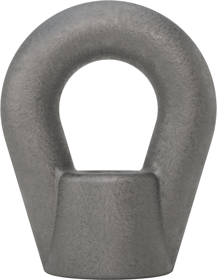 Çelik Oval Gözlü Somun - Kaldırma için, M24 x 3 Diş Boyutu