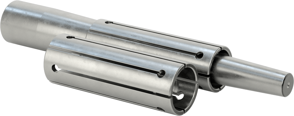 Geniş çap aralığı torna mandreli, 1-1/4" ila 1-1/2" OD