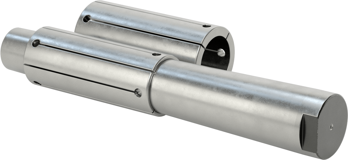 Geniş çap aralığı torna mandreli, 2-3/4" ila 3-3/4" OD