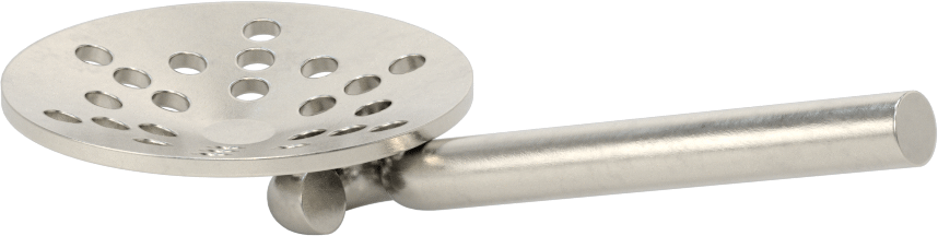 Kısa Saplı Skimmer, Çelik, 3“ Çaplı x 1/2” Derinlikte Kase