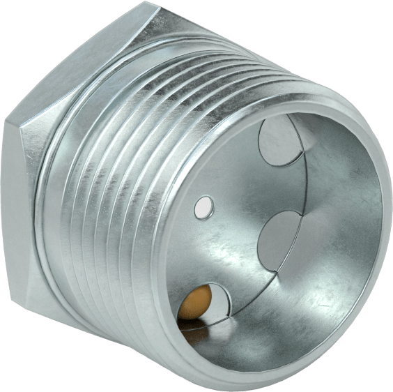 Koyu Sıvılar için Yüksek Görünürlüklü Nişangahlar, Çelik, 1 NPT, 125 PSI @ 70°F Maksimum