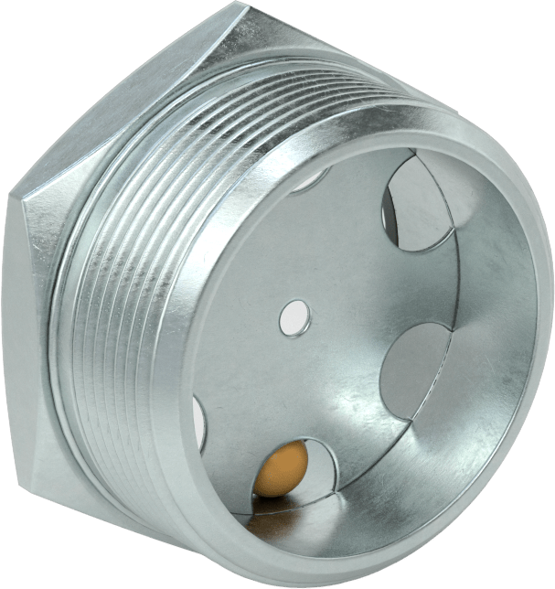 Koyu Sıvılar için Yüksek Görünürlüklü Nişangahlar, Çelik, 2 NPT, 125 PSI @ 70°F Maksimum