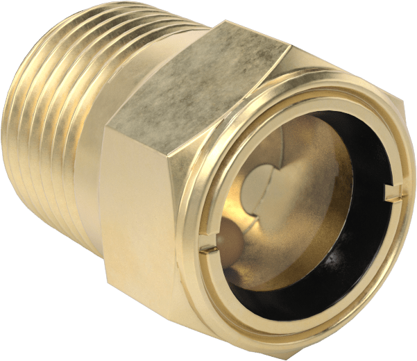 Koyu Sıvılar için Yüksek Görünürlüklü Nişangahlar, Pirinç, 1/2 NPTF, 250 PSI @ 70°F Maksimum