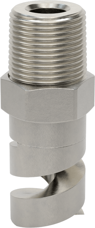 Yüksek Hacimli Tıkanmaya Dayanıklı Püskürtme Memesi, İçi Boş Konik, Pirinç, 3/4 NPT, 1/2" Delik Çapı, 180 Derece