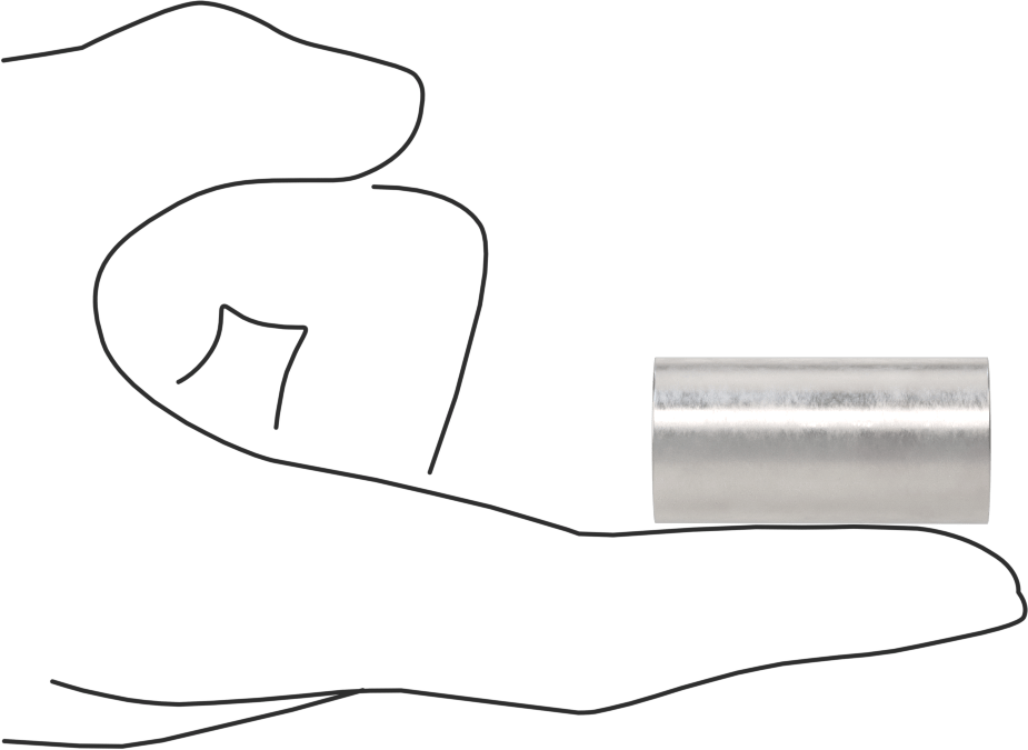 Düz Karbür Nozul, 5/16“ İç Çap x 3/4” Dış Çap Uç