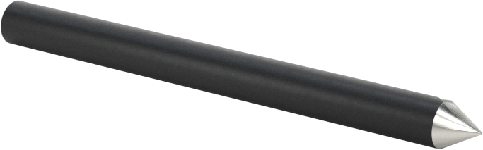 Kobalt Çelik Havşa, Torna Merkezleri için, 60 Derece, 1 Yiv, 1/8" Gövde Çapı