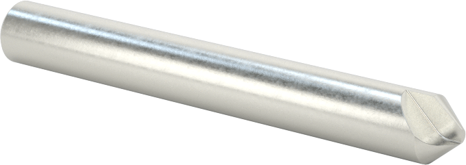 Kobalt Çelik Havşa, Vidalar için, 82 Derece, Kaplamasız, 1 Yiv, 3/16" Gövde Çapı