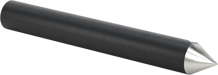 Kobalt Çelik Havşa, Torna Merkezleri için, 60 Derece, 1 Yiv, 1/4" Gövde Çapı