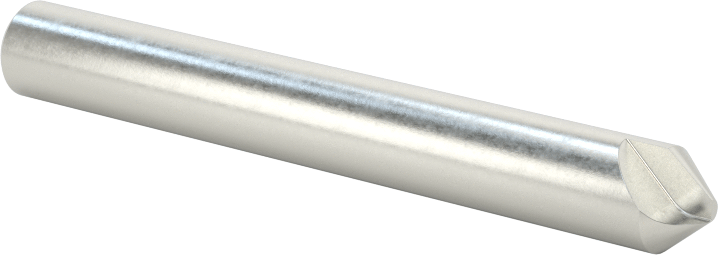 Kobalt Çelik Havşa, Vidalar için, 82 Derece, Kaplamasız, 1 Yiv, 1/4" Gövde Çapı