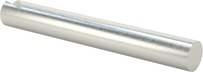 Kobalt Çelik Havşa, Perçinler için, 100 Derece, Kaplamasız, 1 Yiv, 1/4" Gövde Çapı