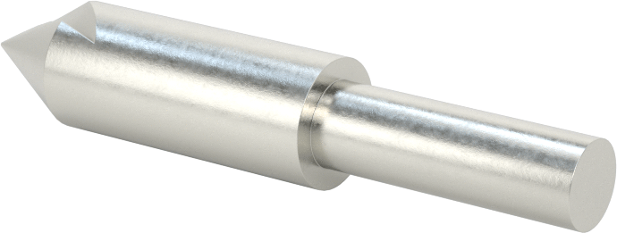 Kobalt Çelik Havşa, Torna Merkezleri için, 60 Derece, 1 Yiv, 3/8" Gövde Çapı