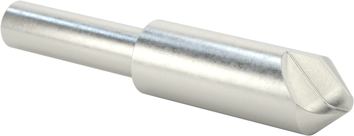 Kobalt Çelik Havşa, Vidalar için, 82 Derece, Kaplamasız, 1 Yiv, 3/8" Gövde Çapı