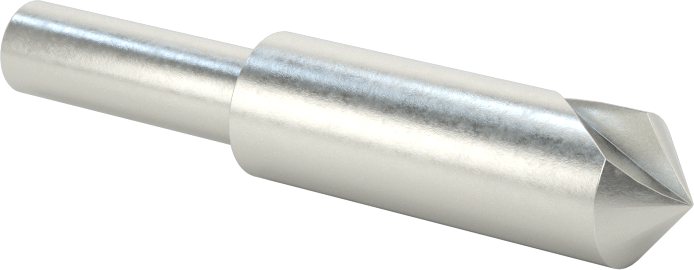 Kobalt Çelik Havşa, Perçinler için, 100 Derece, Kaplamasız, 1 Yiv, 3/8" Gövde Çapı