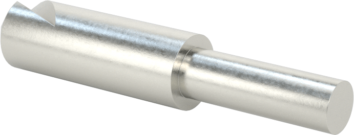 Kobalt Çelik Havşa, Perçinler için, 100 Derece, Kaplamasız, 1 Yiv, 3/8" Gövde Çapı