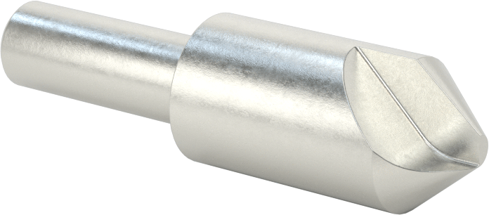 Kobalt Çelik Havşa, Vidalar için, 82 Derece, Kaplamasız, 1 Yiv, 5/8" Gövde Çapı
