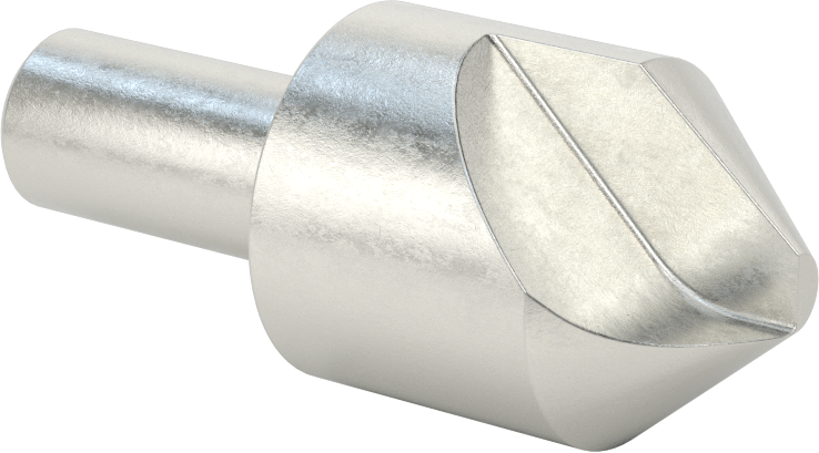 Kobalt Çelik Havşa, Vidalar için, 82 Derece, Kaplamasız, 1 Yiv, 1-1/2" Gövde Çapı