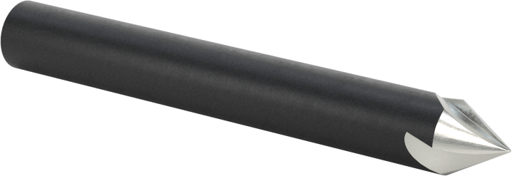 Kobalt Çelik Havşa, Torna Merkezleri için, 60 Derece, 3 Oluk, 1/4" Gövde Çapı