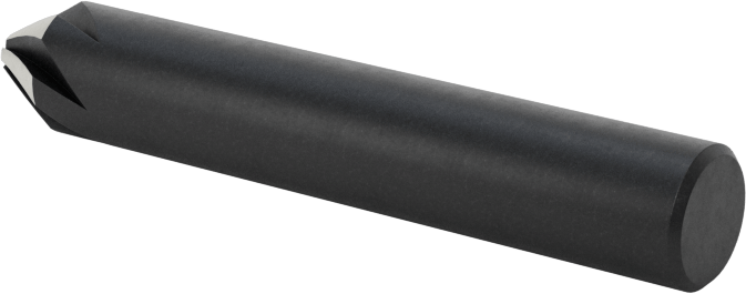 Kobalt Çelik Havşa, Torna Merkezleri için, Siyah Oksit, 60 Derece, 1/4" Gövde Çapı