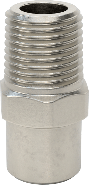 Tam Konili Püskürtme Nozulu, 303 Paslanmaz Çelik, 1/8 NPT Erkek, 0,3 gpm 20 PSI'da, 90 Derece Açı