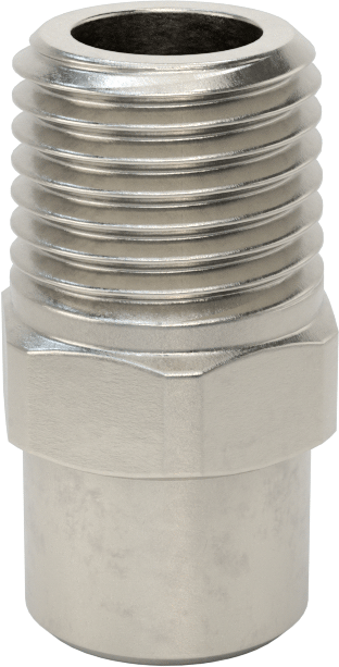 Tam Konili Püskürtme Nozulu, 303 Paslanmaz Çelik, 1/4 NPT Erkek, 20 PSI'da 1 gpm, 60 Derece Açı