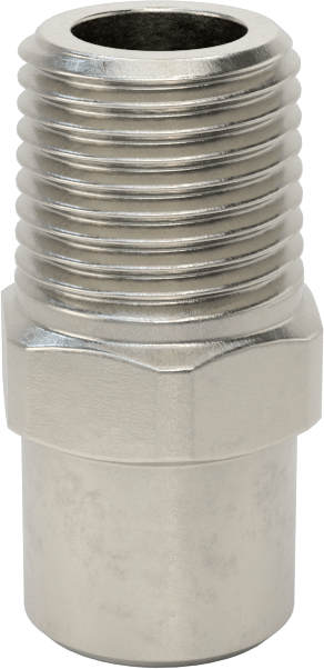 Tam Konili Püskürtme Nozulu, 303 Paslanmaz Çelik, 1/8 NPT Erkek, 0,3 gpm 20 PSI'da, 60 Derece Açı