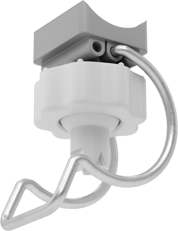 Kelepçeli Düz Püskürtme Nozulu, 1-1/4 Boru Boyutu için, 20 PSI'da 4,9 gpm