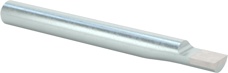 Delik Açma Torna Aleti, Yuvarlak Şaft, 1/4" Minimum Delik Çapı, 2-1/2" Toplam Uzunluk