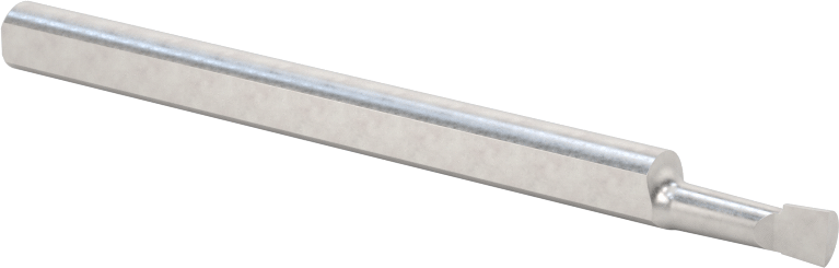 Küçük Çaplı Yuvarlak Şaftlı Delme Torna Takımı, 3/16" Şaft Çapı, 0,140" Çap, 0,400" Derin Delik