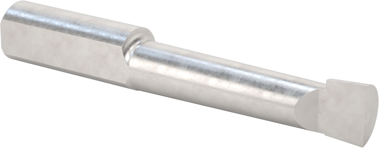Küçük Çaplı Yuvarlak Şaftlı Delme Torna Takımı, 3/8" Şaft Çapı, 0,360 inç Çap, 1-1/2" Derin Delik