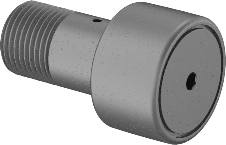 Contalı Dişli Çelik Ray Makarası, Taçlı, 1-1/4“ Çap x 3/4” Genişlikte Makara, 3/4" Saplama Çapı