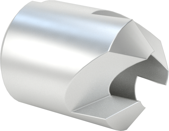 Ters Havşa, Perçinler için, 3/8" Gövde Çapı, 3/16" Delik Çapı için