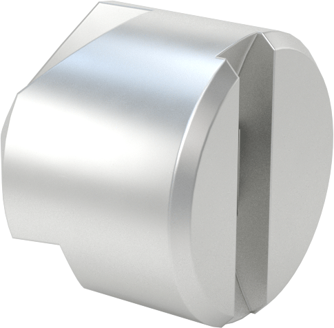 Ters Havşa, Perçinler için, 1/2" gövde çapı, 5/32" Delik Çapı için