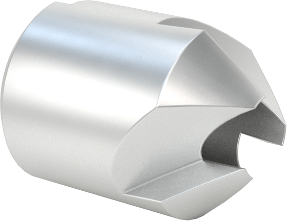 Ters Havşa, Vidalar için, 3/8" Gövde Çapı, 5/32" Delik Çapı için