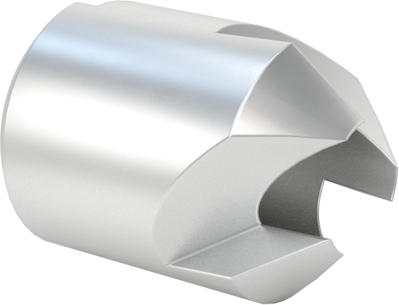 Ters Havşa, Vidalar için, 3/8" Gövde Çapı, 3/16" Delik Çapı için
