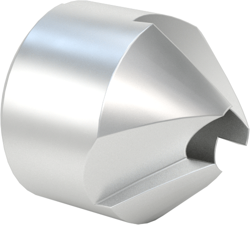 Ters Havşa, Vidalar için, 1/2" gövde çapı, 5/32" Delik Çapı için