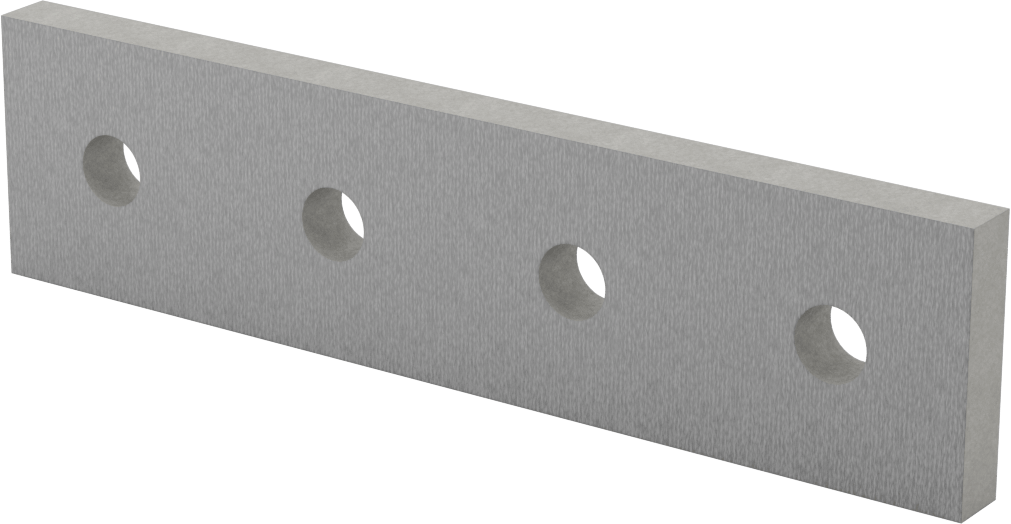 Strut Kanalı Braketi, Düz, Gri Fiberglas, 6-1/2" Uzunluk