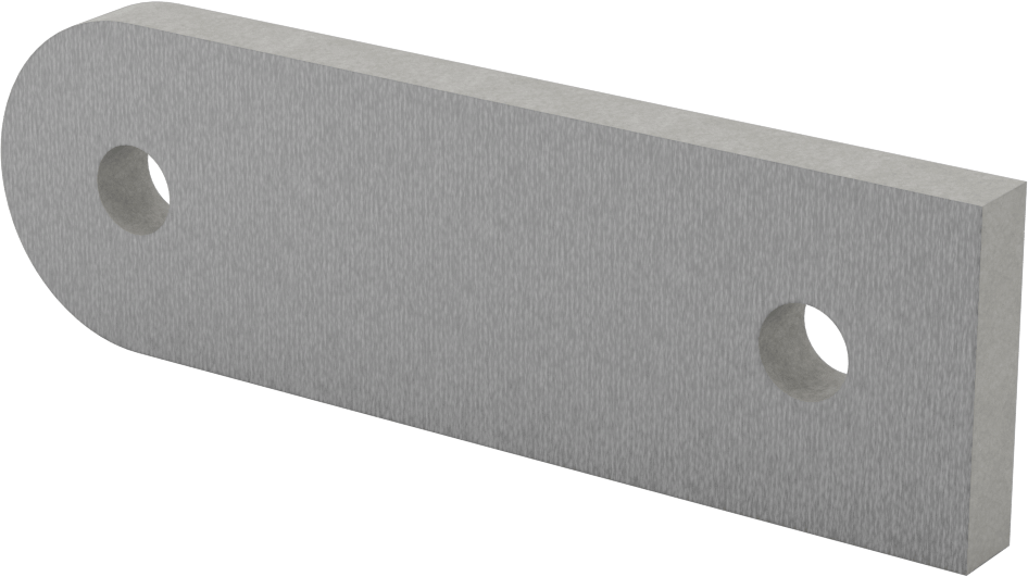 Strut Kanalı Braketi, Her Açı, Gri Fiberglas, 5-1/4" Uzunluk