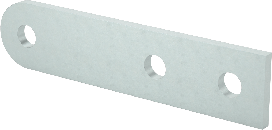 Strut Kanalı Braketi, Her Açı, Çinko Kaplı Çelik, 7-1/8" Uzunluk