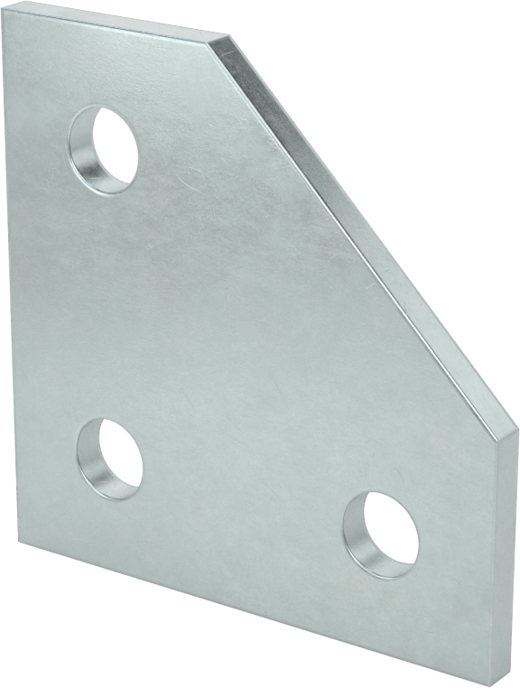 Strut Kanalı Braketi, Dirsek, Çinko Kaplı Çelik, 1-7/8" Uzunluk