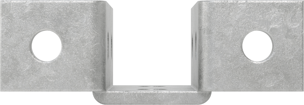 Strut Kanalı Braketi, Kanat, Galvanizli Çelik, 5-13/32" Uzunluk