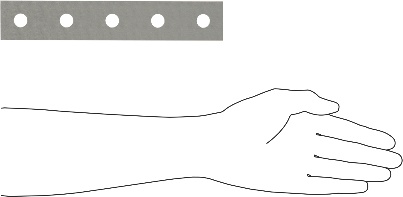 Strut Kanalı Braketi, Düz, 304 Paslanmaz Çelik, 9-1/8" Uzunluk