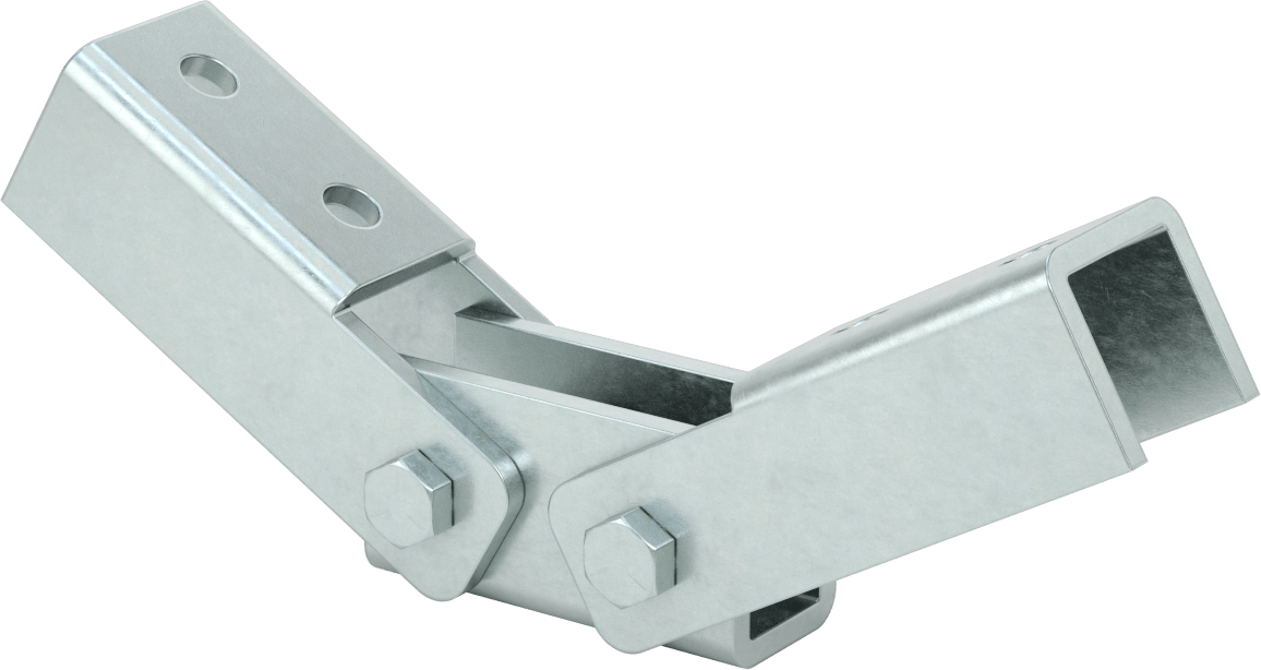 Strut Kanalı Pivotu, Çinko Kaplı Çelik, 4" Uzunluk