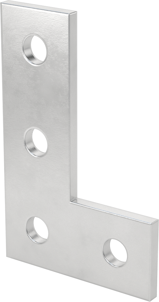 Strut Kanalı Braketi, Dirsek, Alüminyum, 5-3/8" Uzunluk