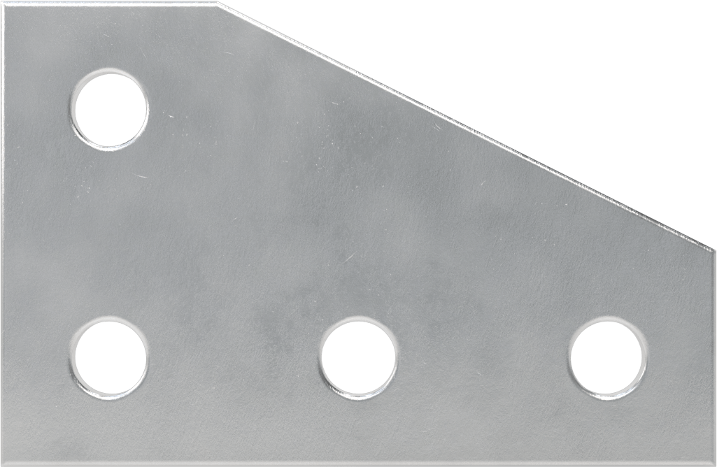 Strut Kanalı Braketi, Dirsek, Alüminyum, 5-3/8" Uzunluk