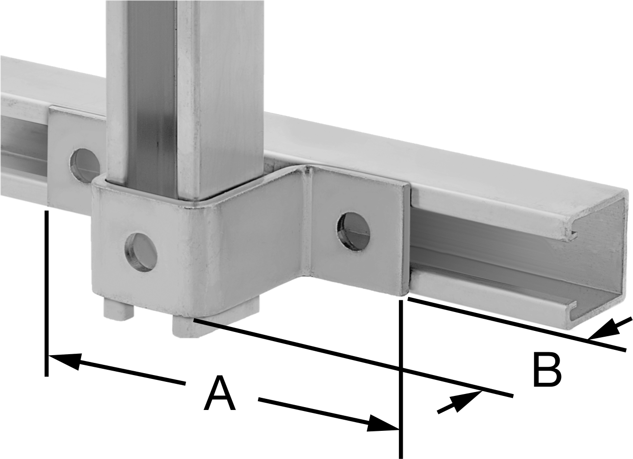 For 13/16", 2 7/16", and 3 1/4" Channel Ht.