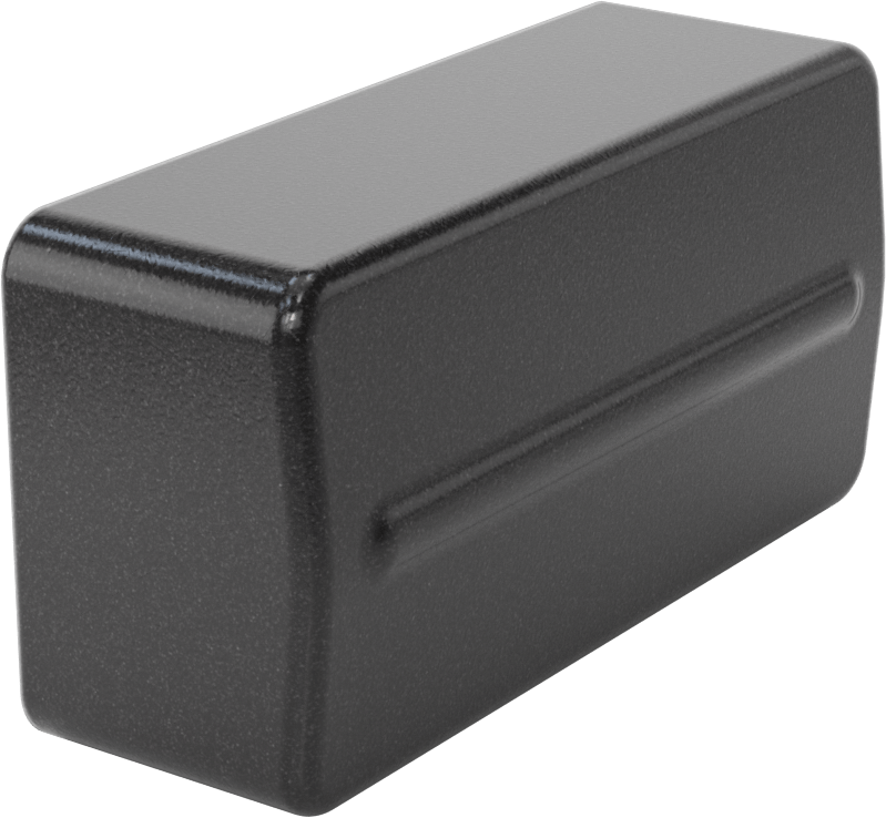 Strut Kanal Kapağı, Kapalı, 1-5/8“ ve 3-1/4” Yüksek Kanal için, Siyah
