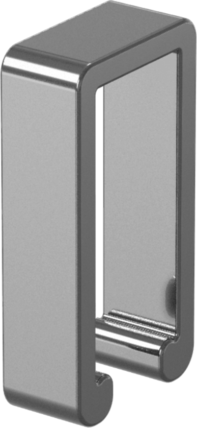 Strut Kanal Kapağı, Açık, Yüksek Profil, 3-1/4" Yüksek Kanal için, Siyah